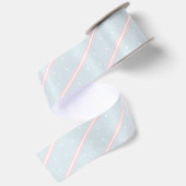 Ruban En Satin Pastel rose, bleu et blanc (Dos)