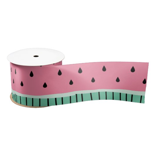 Ruban En Satin Pastèque douce (Bobine)