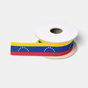 Ruban En Satin Patriotique vénézuélien de drapeau du Venezuela