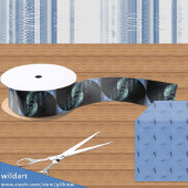 Ruban En Satin paua swirl