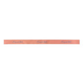 Ruban En Satin Peach Monogram Pastel (Devant)