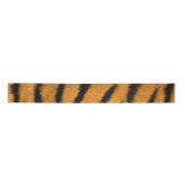 Ruban En Satin Peau animale Brown fourrure de tigre minimal (Devant)