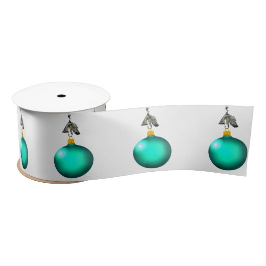 Ruban En Satin Pêche cadeau de Noël (Bobine)