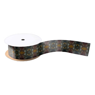 Ruban En Satin Peinture Abstraite Graffiti Éclaboussure D'art Sur