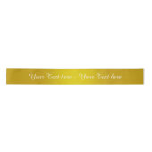 Ruban En Satin Pentes STRIPES - jaune + votre texte (Devant)