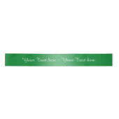 Ruban En Satin Pentes STRIPES - vert + votre texte (Devant)