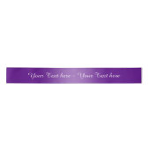 Ruban En Satin Pentes STRIPES - violet + votre texte (Devant)