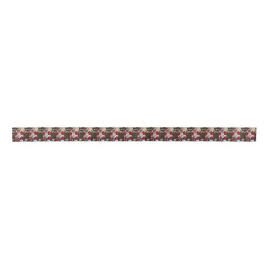 Ruban En Satin Père Noël Paws (Devant)