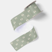 Ruban En Satin Perles d'été sur gris clair (Dos)