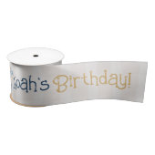 Ruban En Satin Personalized Boy Birthday Party  (Bobine)