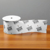 Ruban En Satin Personalized Company Small Business Custom