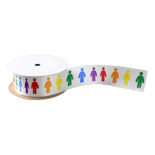 Ruban En Satin Personnages LGBT Gay pride Rainbow