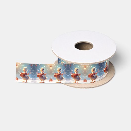 Ruban En Satin Petit Canard Ruban Satin (Bobine)