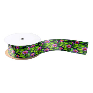 Ruban En Satin Petite grenouille sur Lily Pad