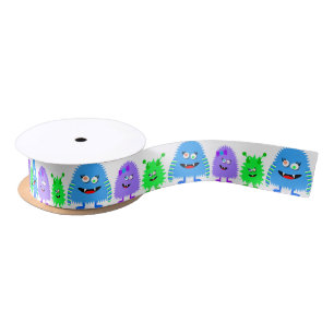 Ruban En Satin Petits monstres mignons