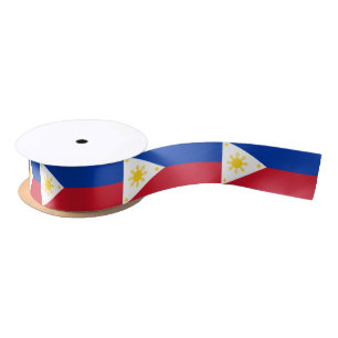 Ruban En Satin Philippine Flag & Philippines, vacances/sports