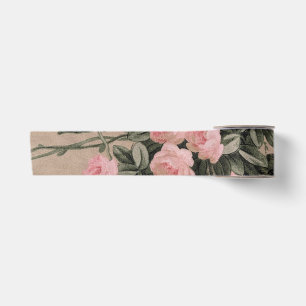 Ruban En Satin Photo de tissu floral traditionnel
