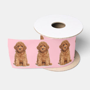 Ruban En Satin Photo personnalisée Image personnalisée rose paste