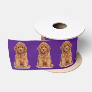 Ruban En Satin Photo personnalisée image personnalisée violet