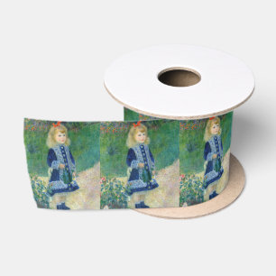 Ruban En Satin Pierre-Auguste Renoir - Une fille avec un arrosoir