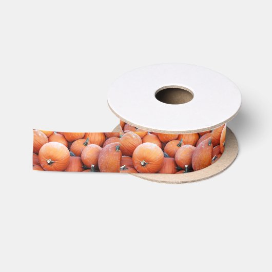 Ruban En Satin Pile Citrouille tombé (Bobine)