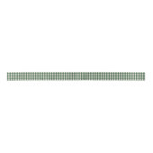 Ruban En Satin Pine Needle Lane - Pine Green Gingham Pattern (Devant)
