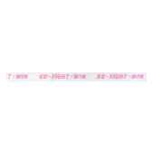 Ruban En Satin Pink Go Fight Win (Devant)