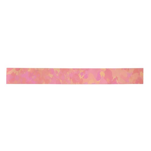 Ruban En Satin Pink Prerogative Peint Motif Abstrait (Devant)