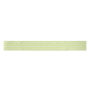 Ruban En Satin Pistachio strié