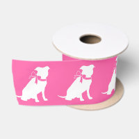 Pit Bull Chien Baby shower rose fille Pitbull