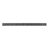 Ruban En Satin Pixel en gris noir Motif sans couture (Devant)
