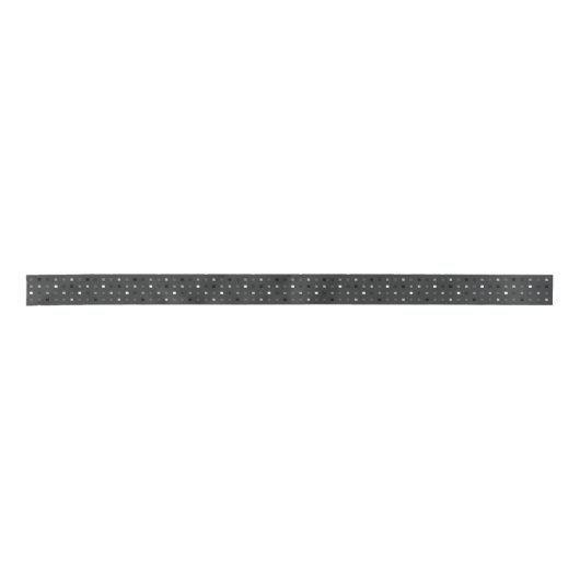 Ruban En Satin Pixel en gris noir Motif sans couture (Devant)