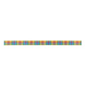 Ruban En Satin Plaid arc-en-ciel (Devant)