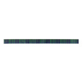 Ruban En Satin Plaid bleu et vert vérifié (Devant)