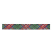 Ruban En Satin Plaid Rustic Green Red MacCulloch Tartan (Devant)