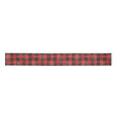 Ruban En Satin Plaid Rustique Buffalo Joyeux et lumineux (Devant)