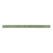 Ruban En Satin Plaid vert clair, gris, noir et blanc (Devant)