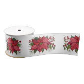 Ruban En Satin Poinsettia Ribbon (Bobine)