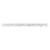 Ruban En Satin Points dalmatiens, Points dalmatiens, Noir et Blan (Devant)