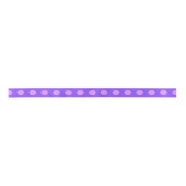 Ruban En Satin Points de lilac sur le pervenche (Devant)