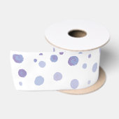 Ruban En Satin pois peint à la main (Bobine)