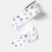 Ruban En Satin pois peint à la main (Dos)