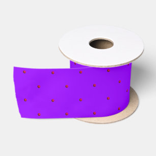 Ruban En Satin Pois-rose-SATIN RIBBON SPOOL