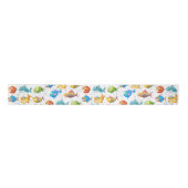 Ruban En Satin Poisson Amusant En Bulles (Devant)