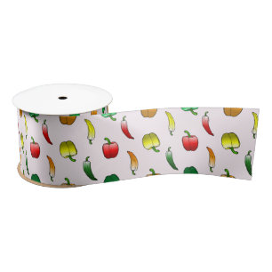 Ruban En Satin Poivrons Bell et poivrons longs doux