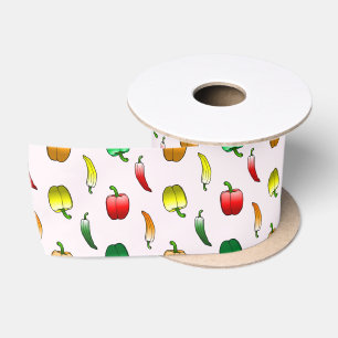 Ruban En Satin Poivrons et poivrons longs doux