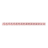 Ruban En Satin Poodle Valentine Motif (Devant)