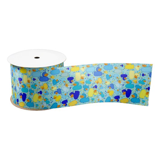 Ruban En Satin POOL EN RIBBON À 1 SATIN À 3 Bleus (Bobine)
