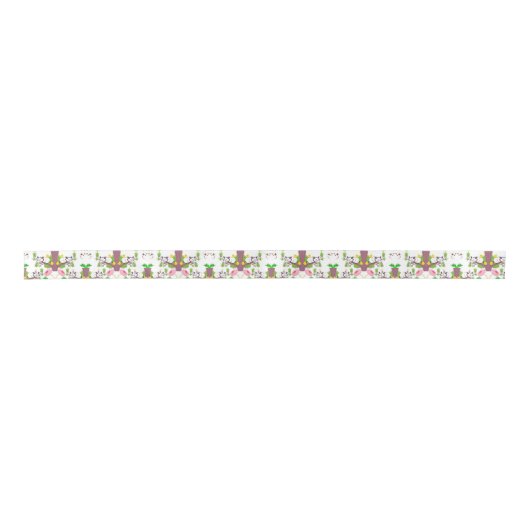 Ruban En Satin Possum Chick Frog Champignons Satin Ribbon (Devant)