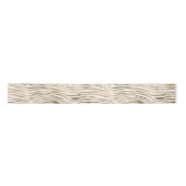 Ruban En Satin Poster de animal blanc Glam Gold Zebra  (Devant)